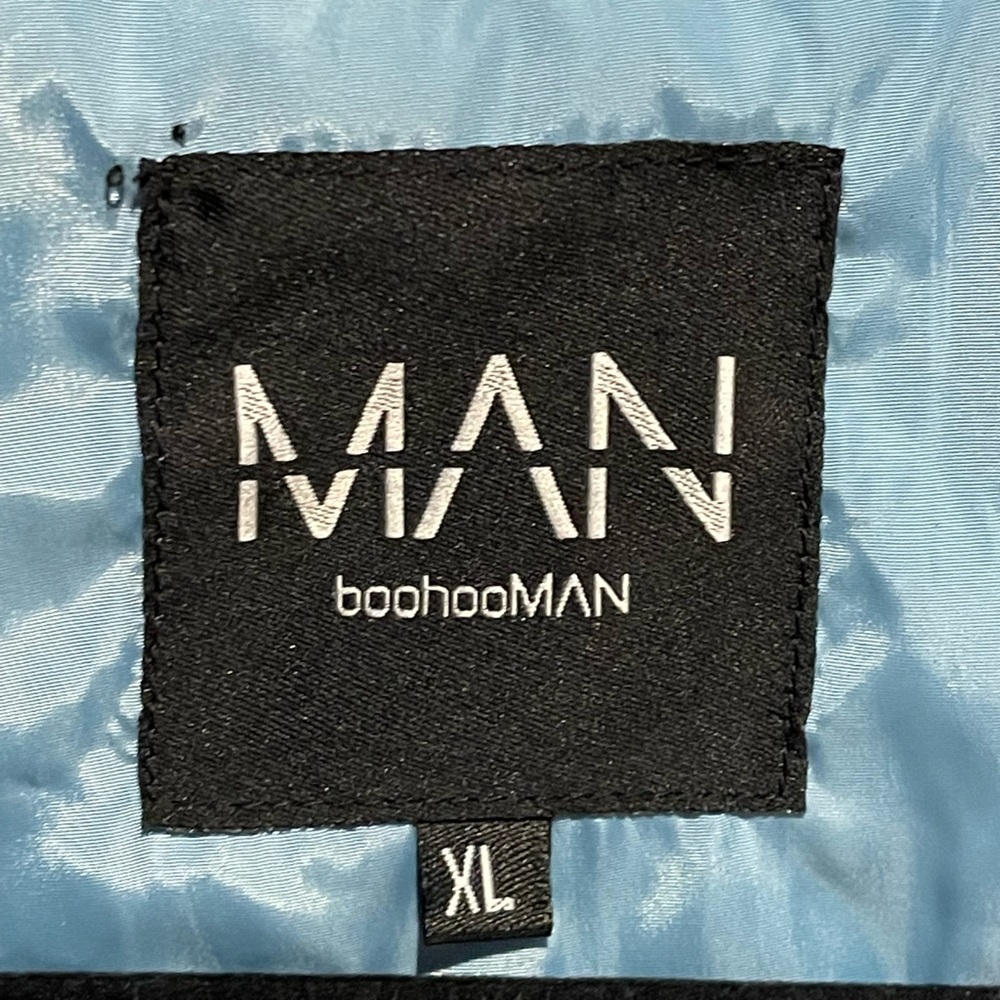 NWOT Boohoo MAN Streetwear Windbreaker Hoodie Jacket Size XL UNISEX - Picture 4 of 12